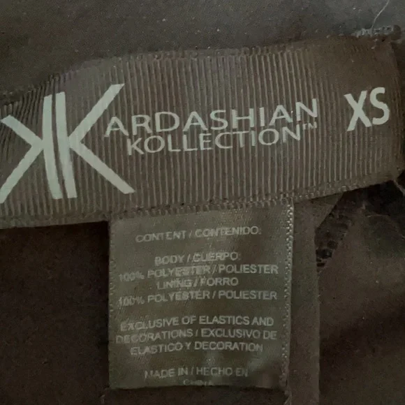 Kardashian Kollection NWT Black Dress  XS - Picture 8 of 10